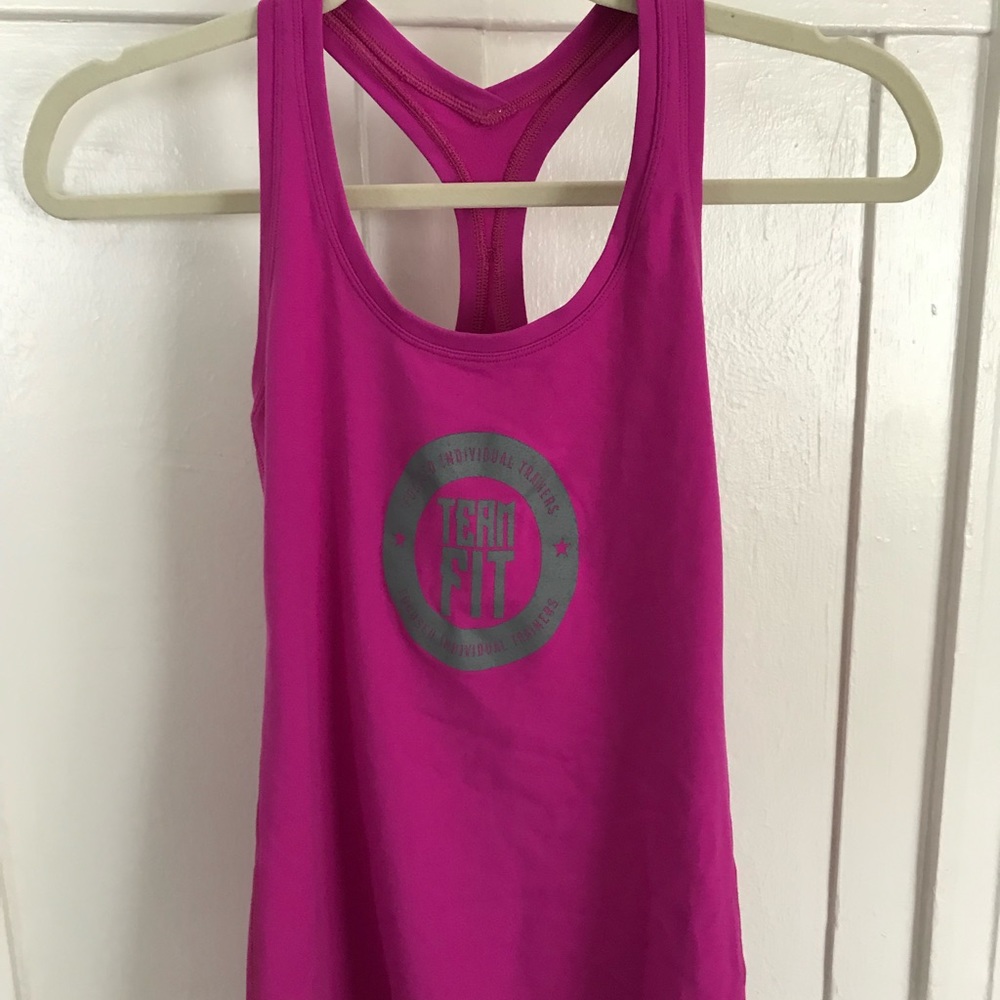 Lululemon “Team Fit” Pink Racerback Athletic Tank